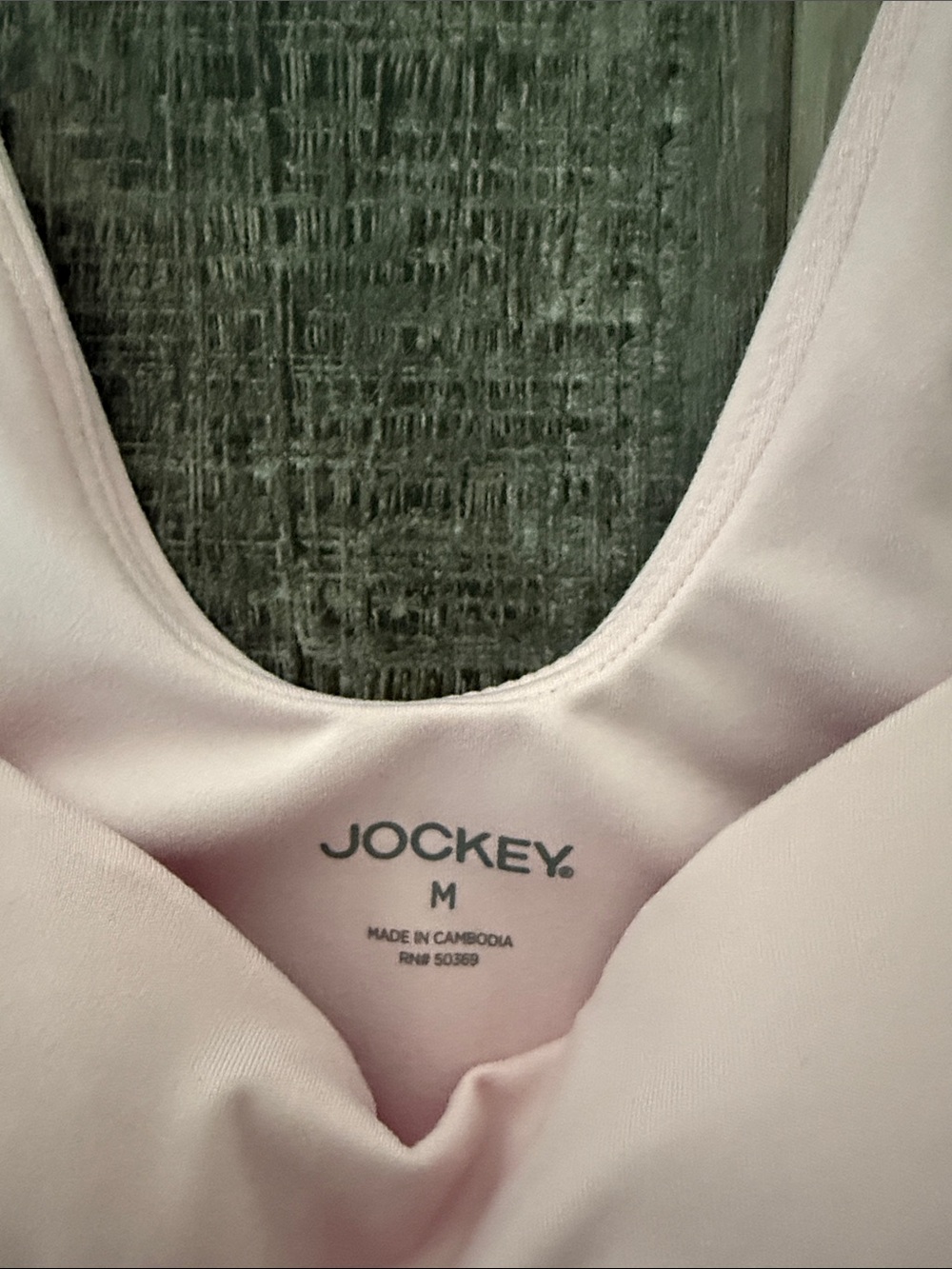 Jockey Seamless Light Pink lounge Bra - Picture 2 of 3